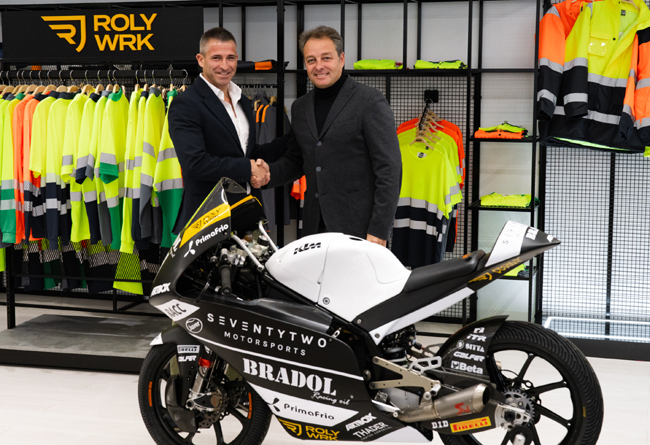 Sergio Izquierdo, director general de Gor Factory, y Emilio Alzamora, expiloto y director de Seventy Two Motorsports